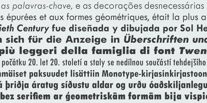 Twentieth Century Font Poster 5